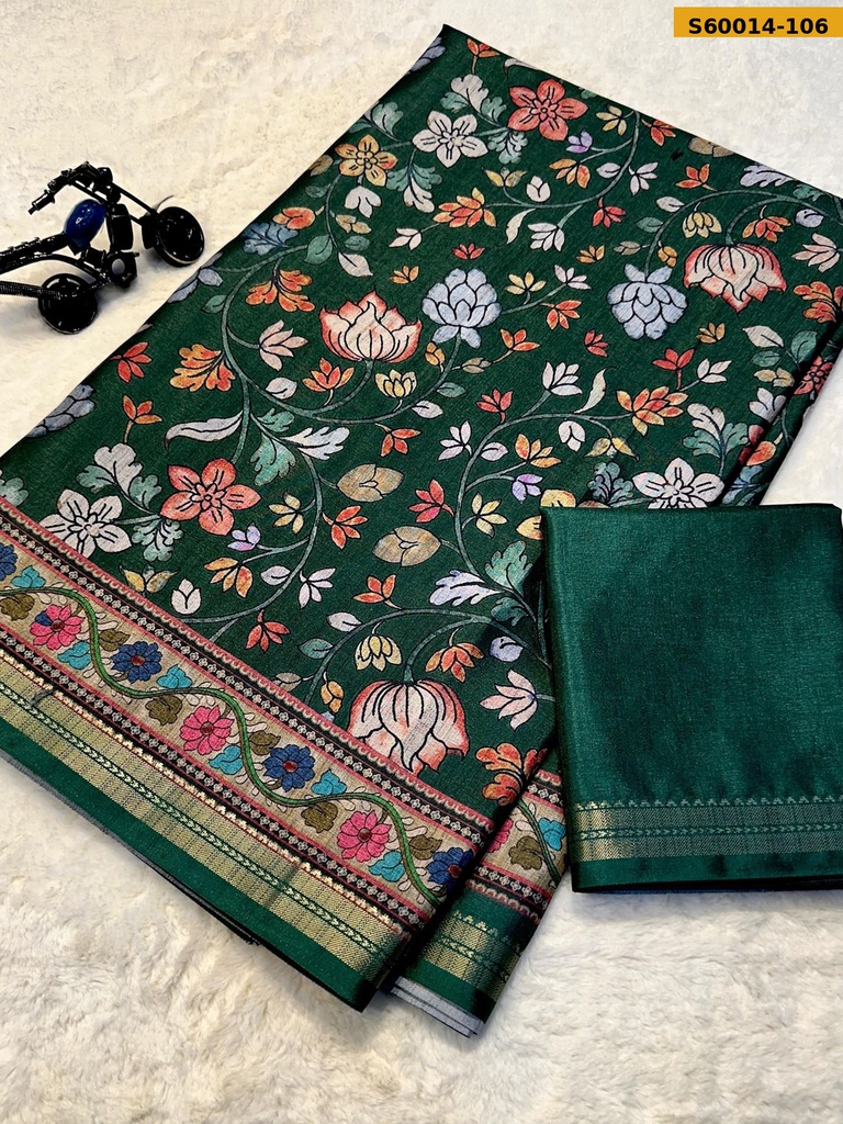 Fancy Tussar Silk Saree