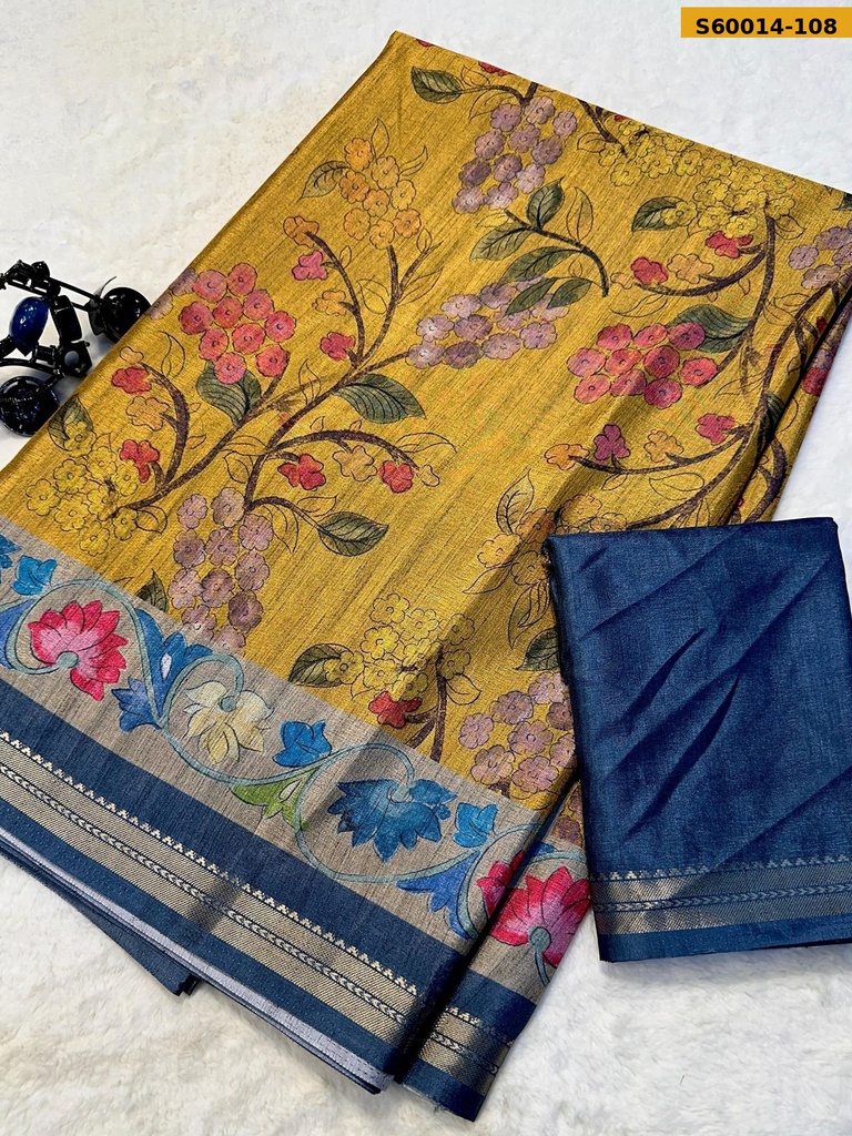 Fancy Tussar Silk Saree