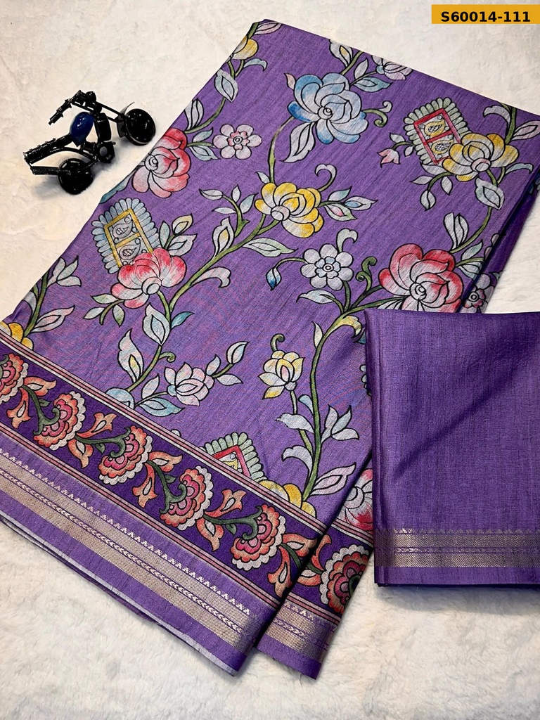 Fancy Tussar Silk Saree
