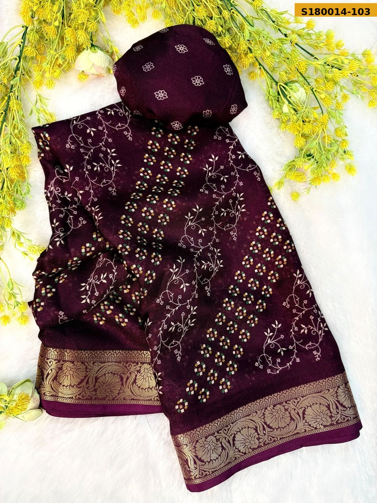 Fancy Marshmellow Saree