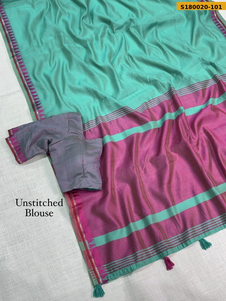 [S180020-101] Fancy Modal cotton Saree (S180020-101)