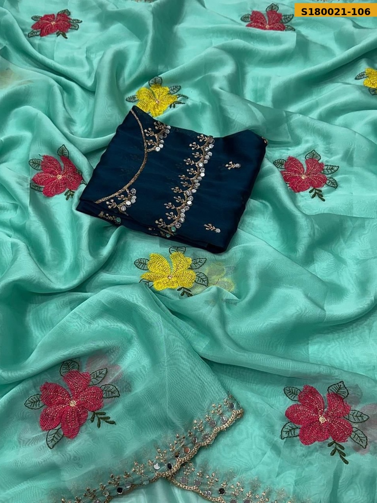Fancy Soft Rangoli Silk Saree