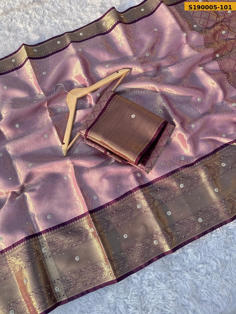 Fancy Banarasi Kanchivaram Tissue Silk Sarees