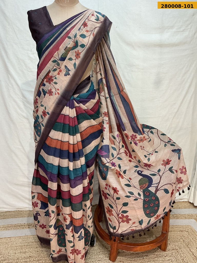Fancy Urban Chanderi Cotton saree
