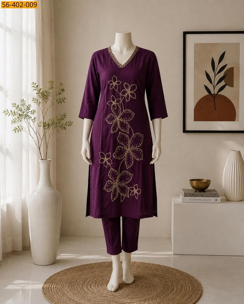Fancy Dhabu Cotton Coord Set