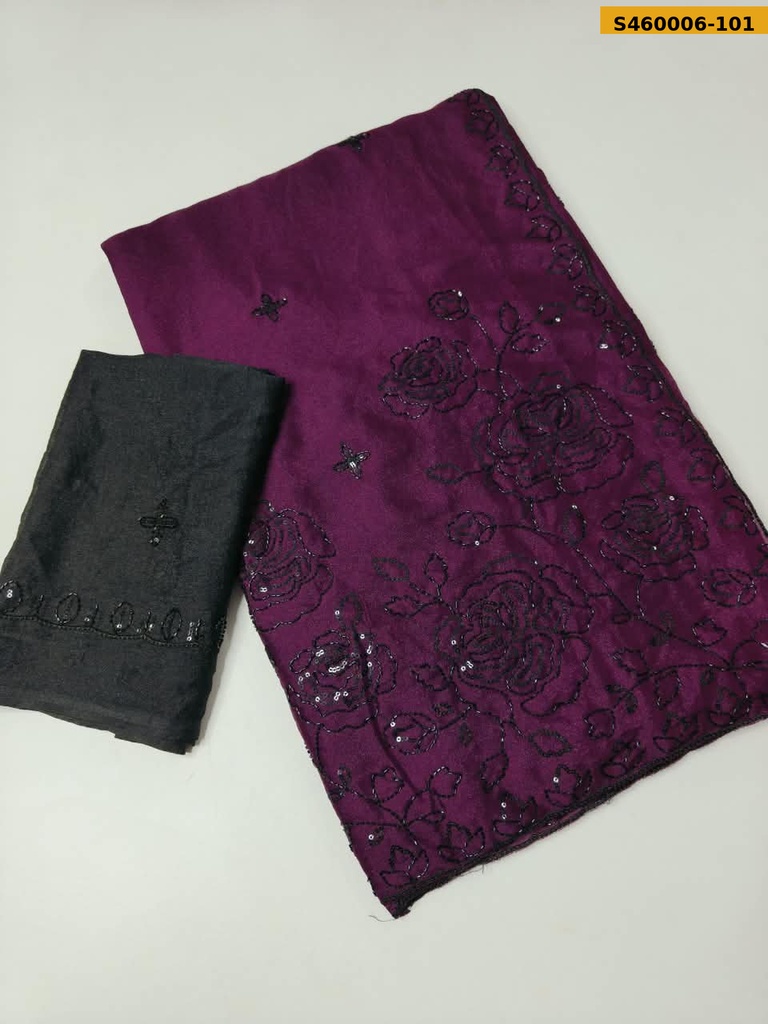 [S460006-101] Fancy Star Georgette Saree (S460006-101)