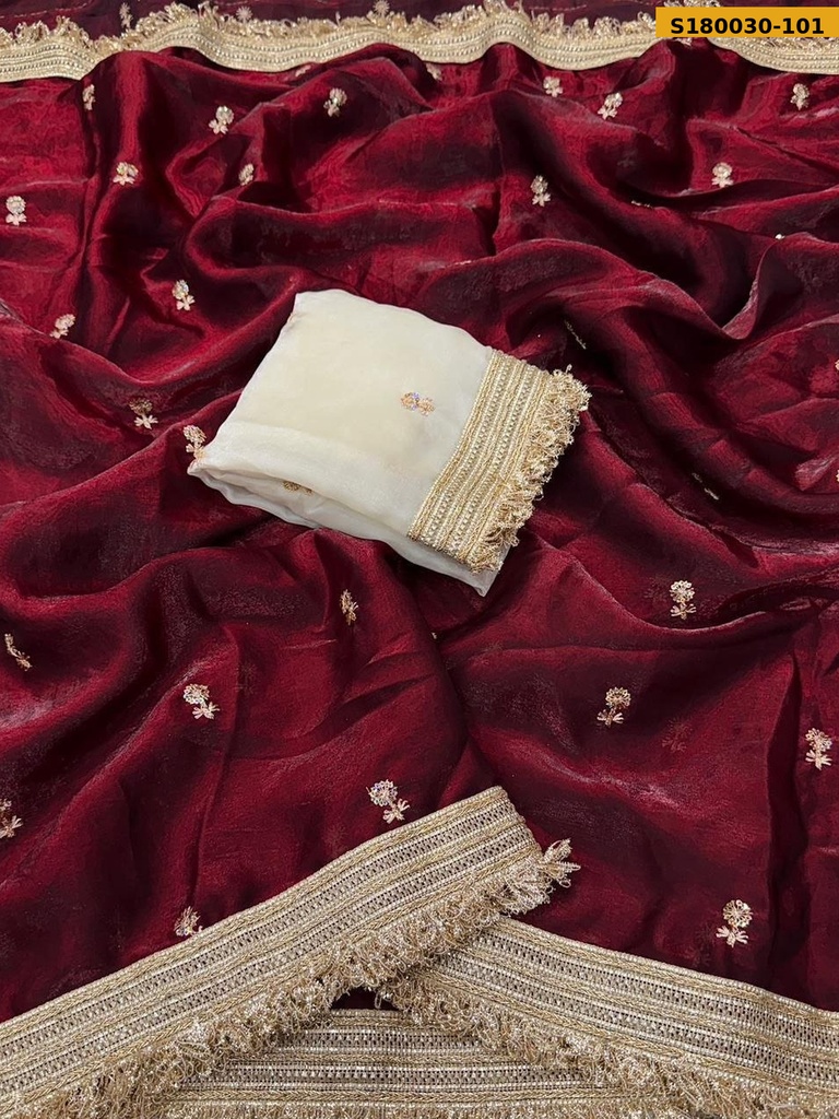 Fancy Fendy Satin Saree