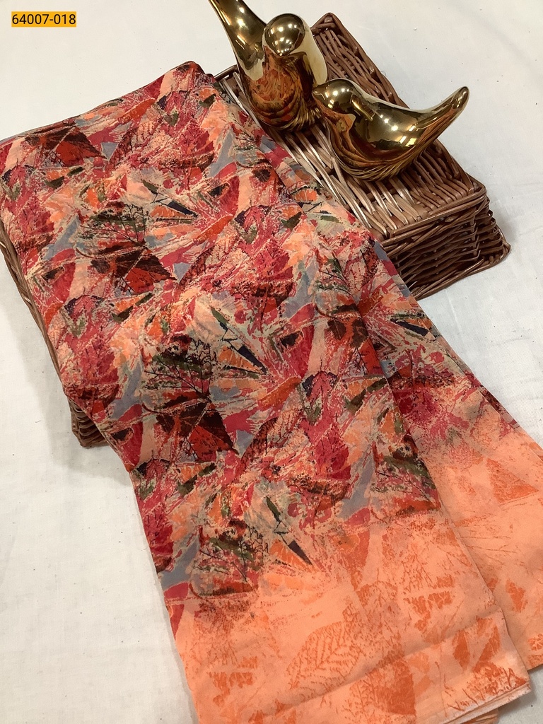 Georgette Printed Saree