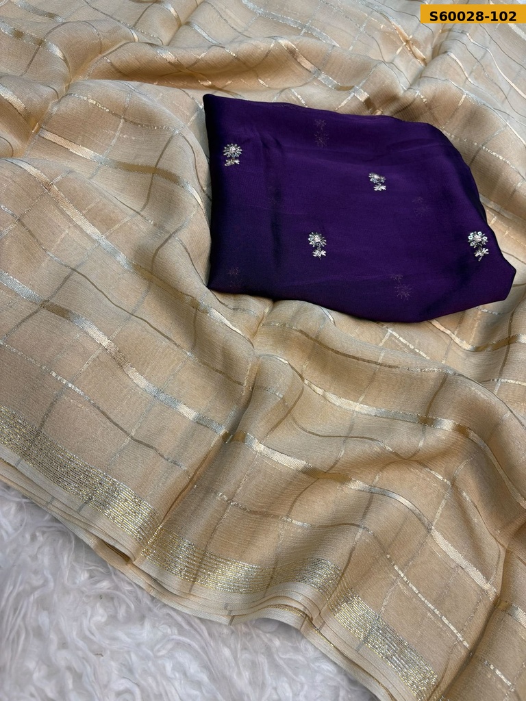 Fancy Viscose Georgette Saree