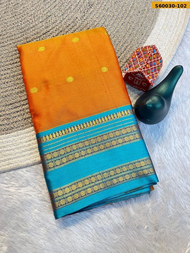Fancy Aura Silk Saree