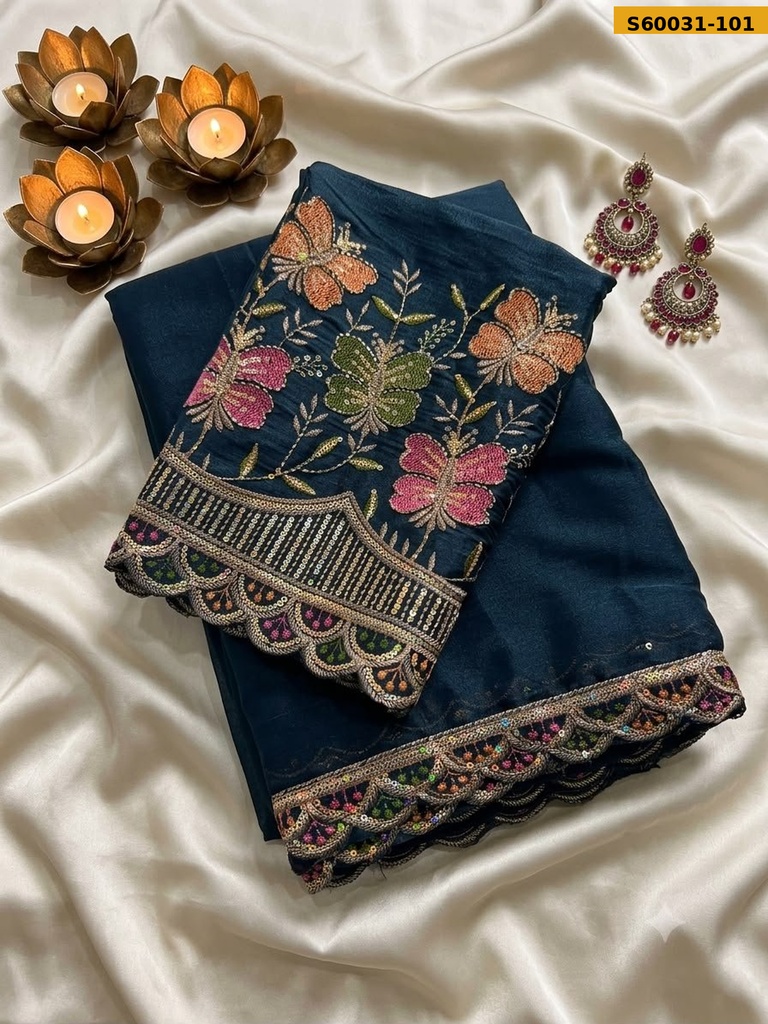 Fancy Star Georgette Saree