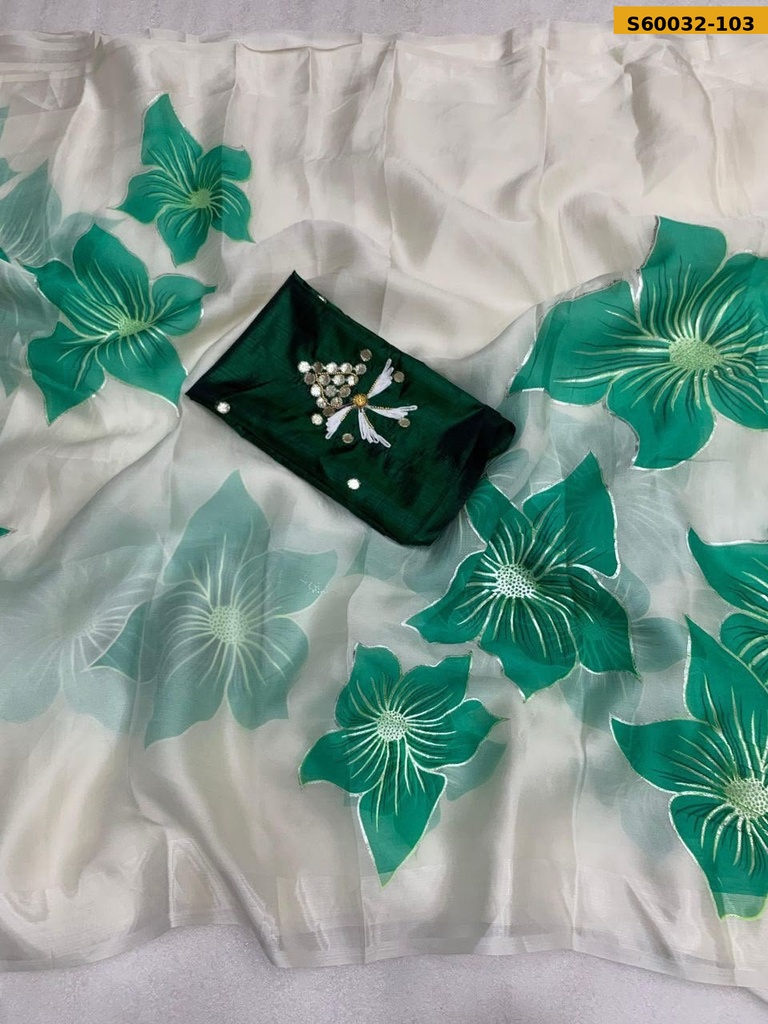 Fancy Soft Organza Saree
