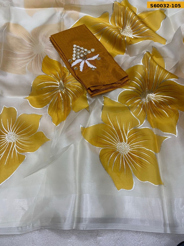 Fancy Soft Organza Saree