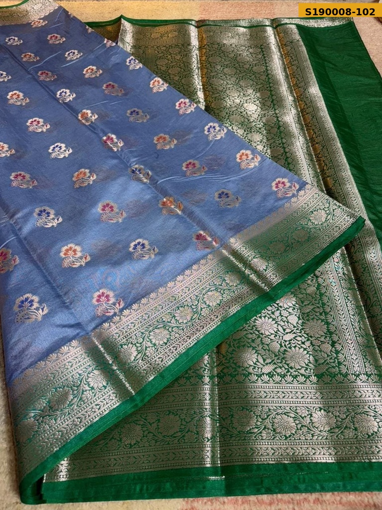 Fancy Banarasi Semi Dupion Soft Saree