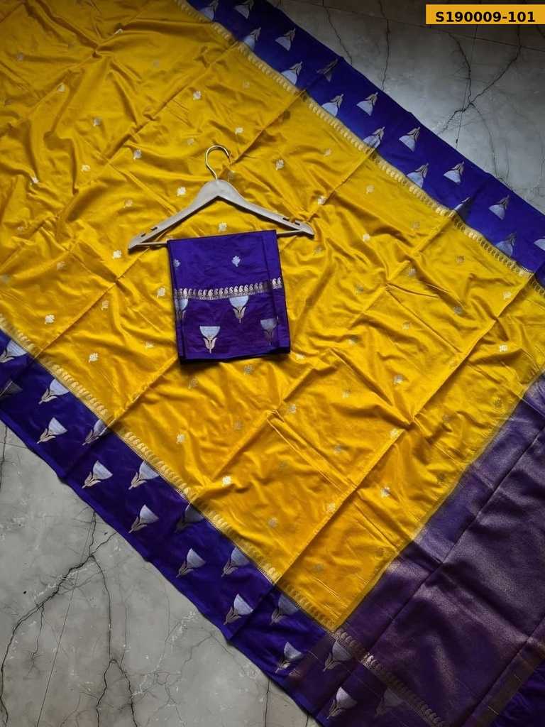 Banarasi semi katan soft silk Saree