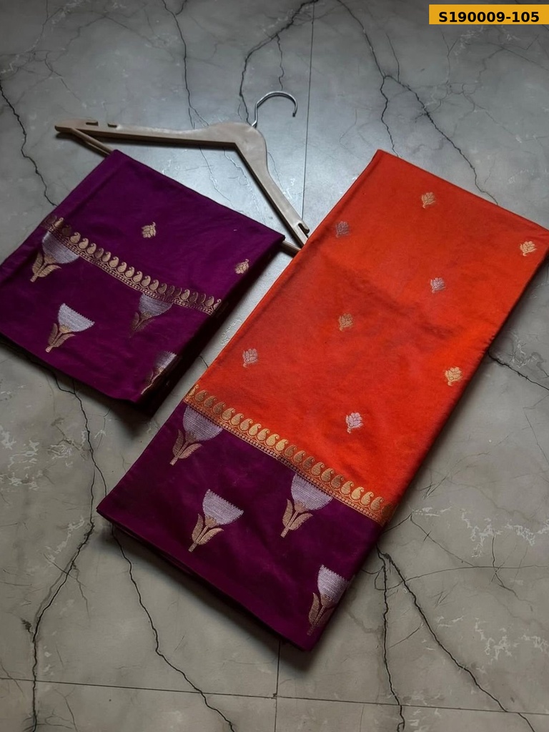 Banarasi semi katan soft silk Saree
