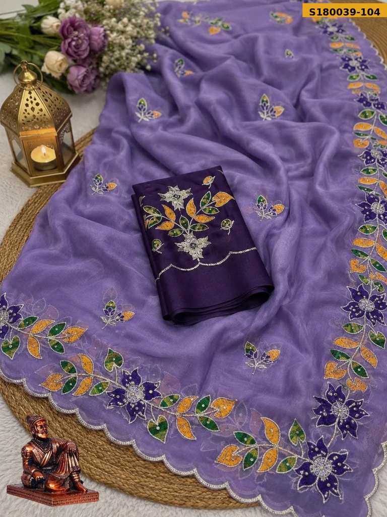 Fancy Star Georgette Saree