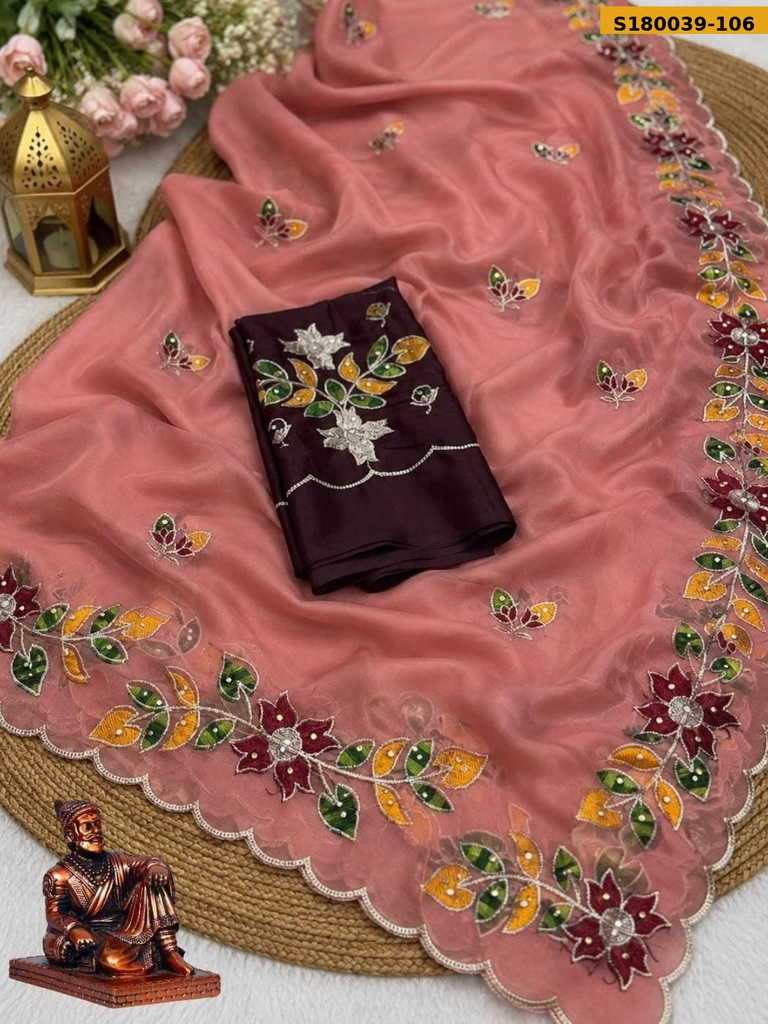 Fancy Star Georgette Saree