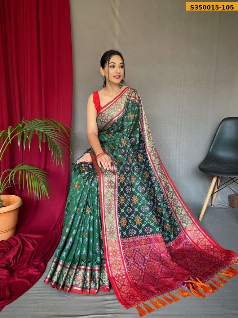Fancy Soft Patola Weaving Sarees