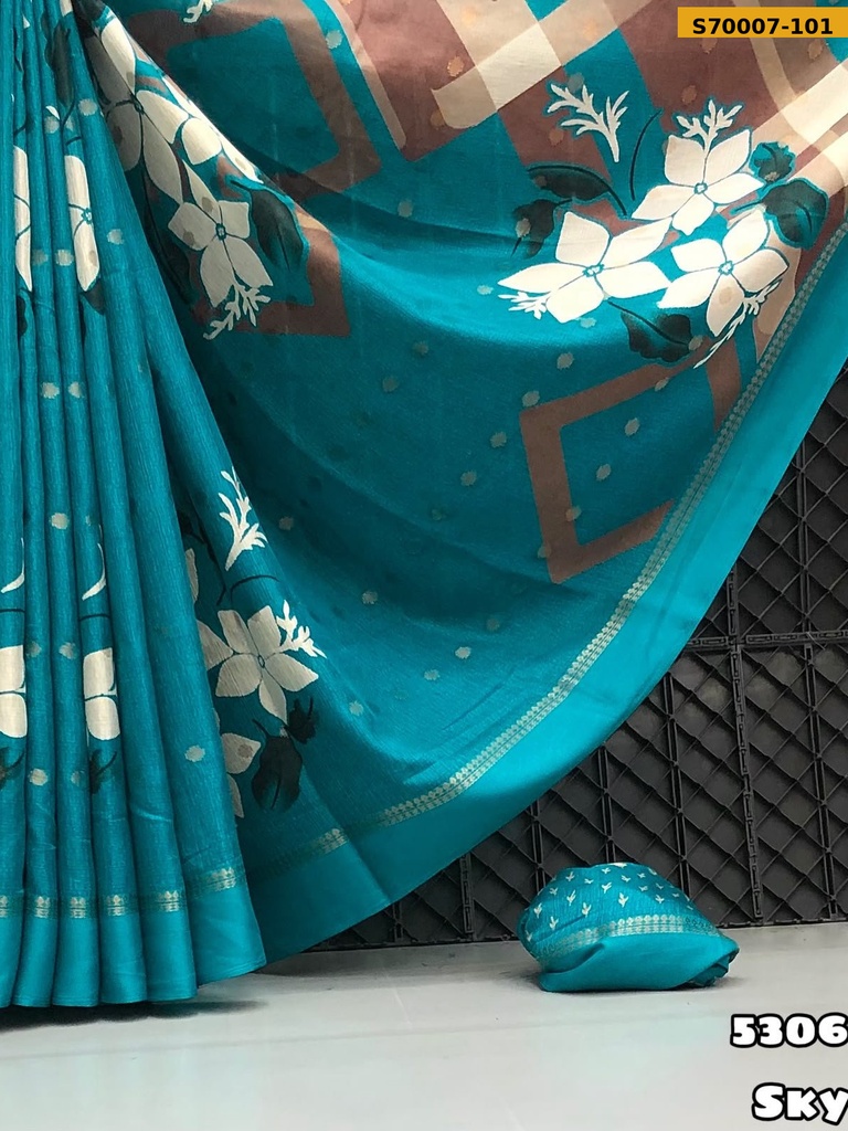Fancy Khadi Silk Thousand Butti Saree