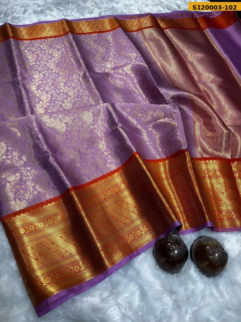 Banarsi semi kataan soft silk Saree