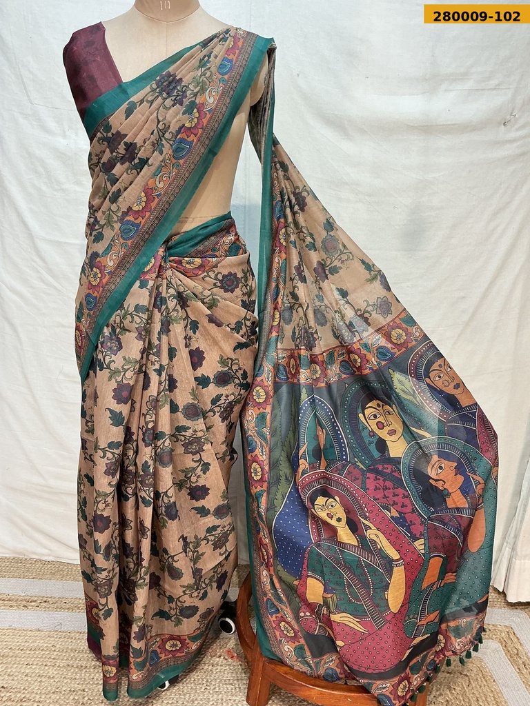 Fancy Mor Bagh Chanderi Silk Sarees