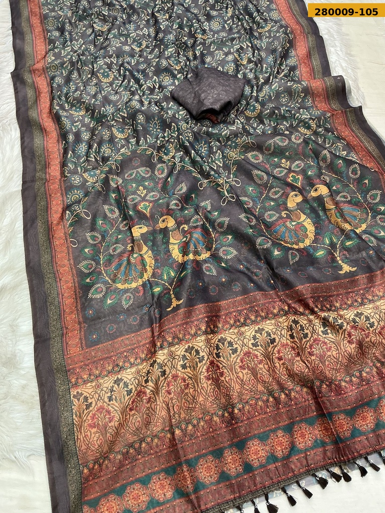 Fancy Mor Bagh Chanderi Silk Sarees