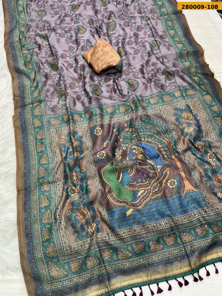 Fancy Mor Bagh Chanderi Silk Sarees
