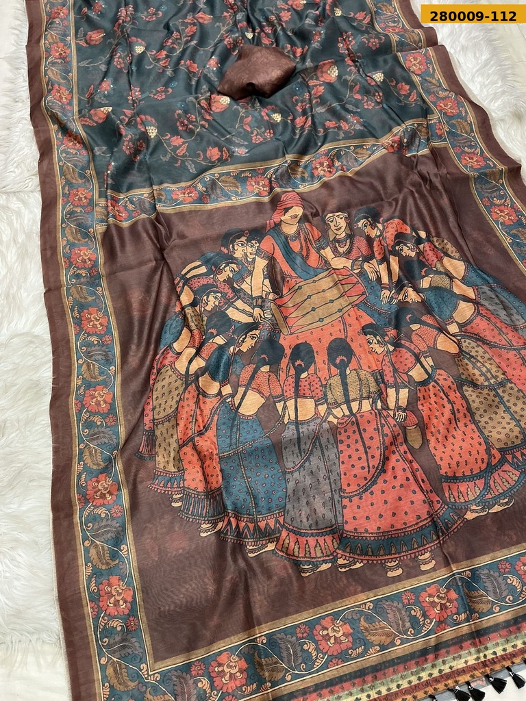Fancy Mor Bagh Chanderi Silk Sarees