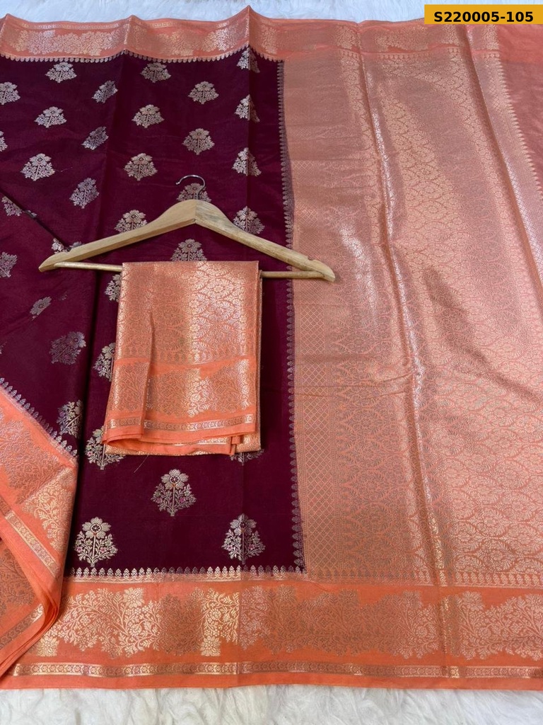 Fancy Banarasi Kataan Soft Silk Saree