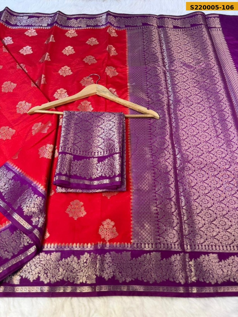 Fancy Banarasi Kataan Soft Silk Saree