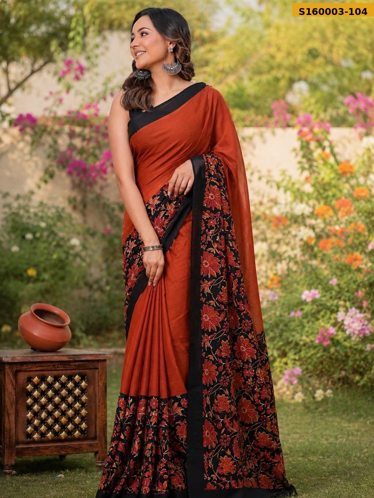 Fancy Mulmul Cotton Saree