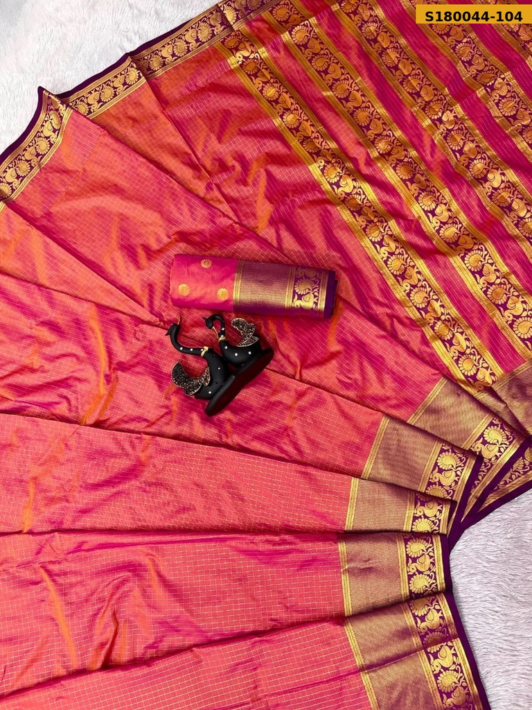 Fancy Banarasi Tissue Saree