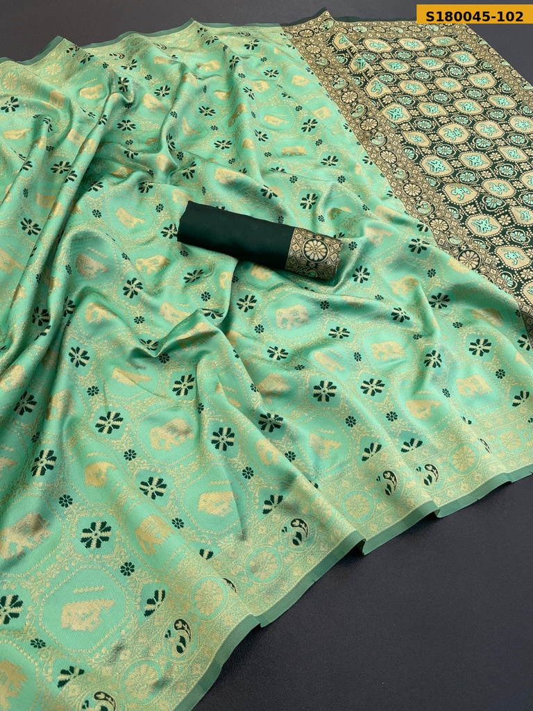 Fancy Banarasi Soft Silk Saree