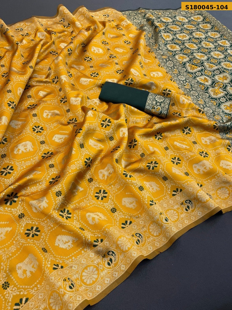 Fancy Banarasi Soft Silk Saree