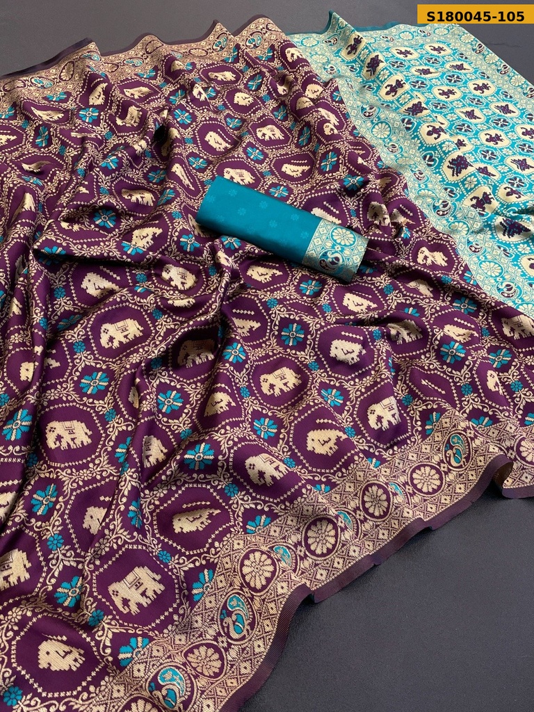 Fancy Banarasi Soft Silk Saree