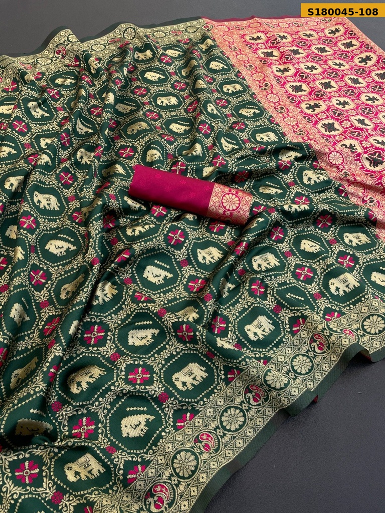 Fancy Banarasi Soft Silk Saree