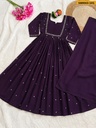 Fancy Fendy Silk Anarkali & Dupatta