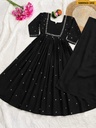 Fancy Fendy Silk Anarkali & Dupatta