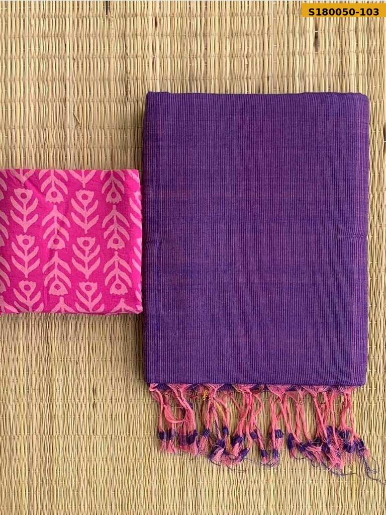 Fancy Khadi Cotton Saree