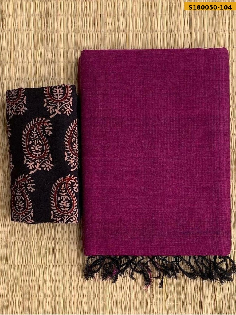 Fancy Khadi Cotton Saree