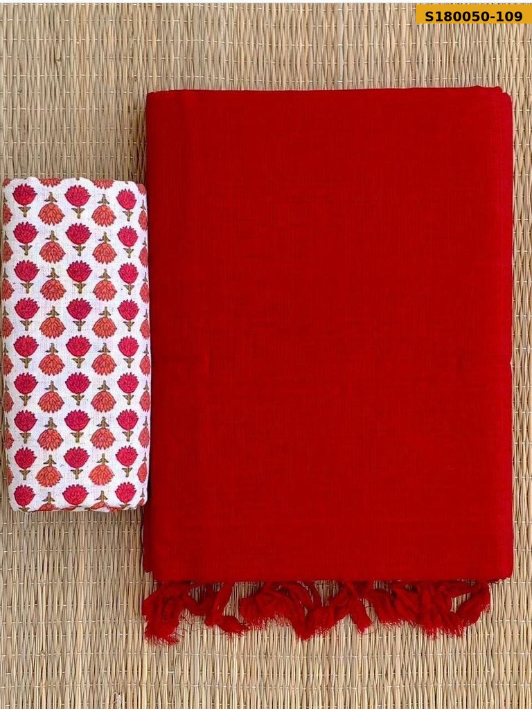 Fancy Khadi Cotton Saree