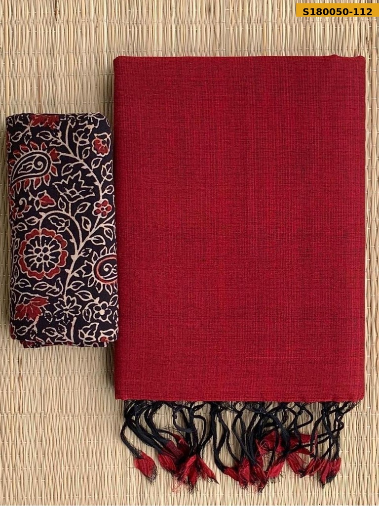 Fancy Khadi Cotton Saree
