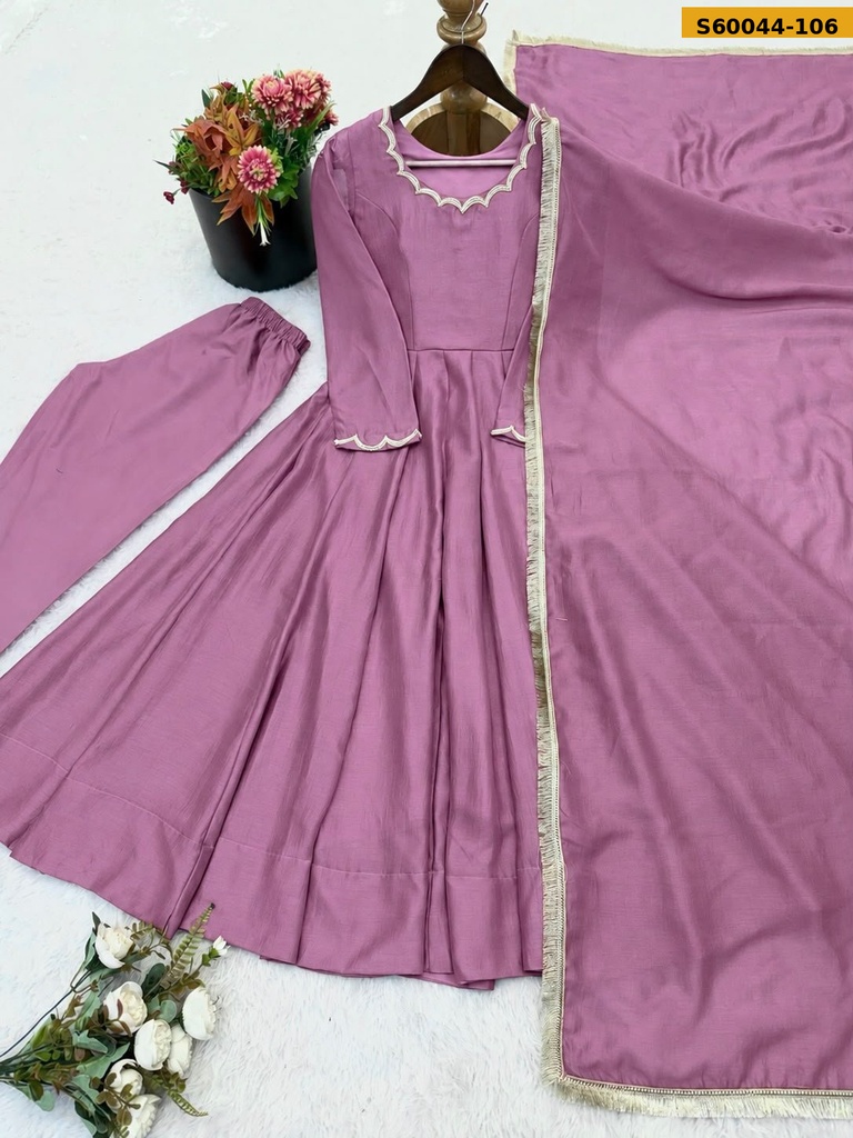 Fancy Vichitra Silk 3 piece set