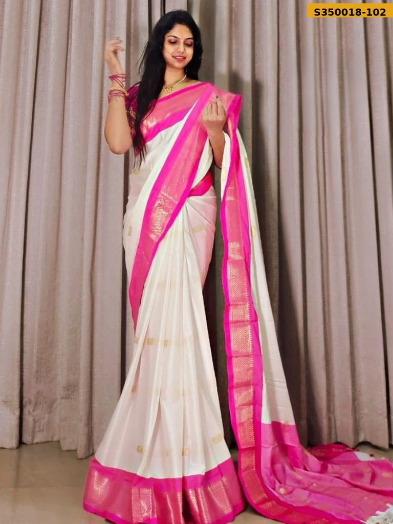 Fancy Mercerised Cotton Silk sarees