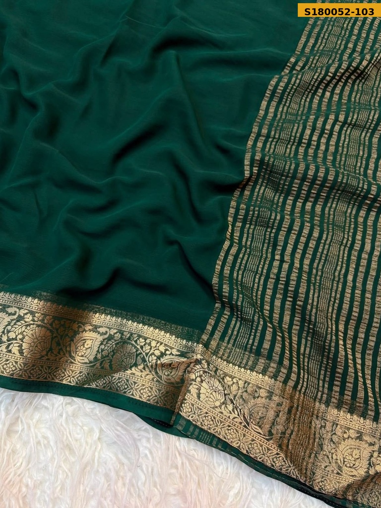 Fancy Viscose Georgette Crepe Saree