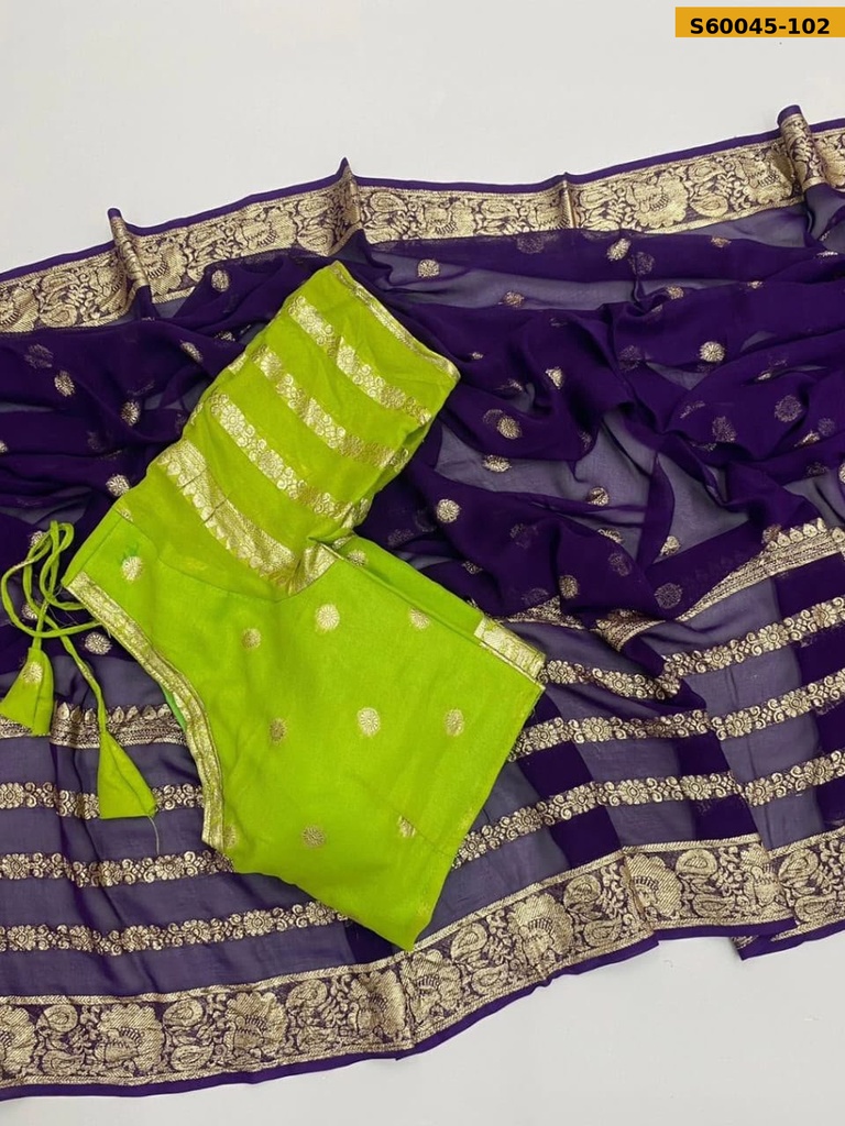 Fancy Viscose Georgette Saree