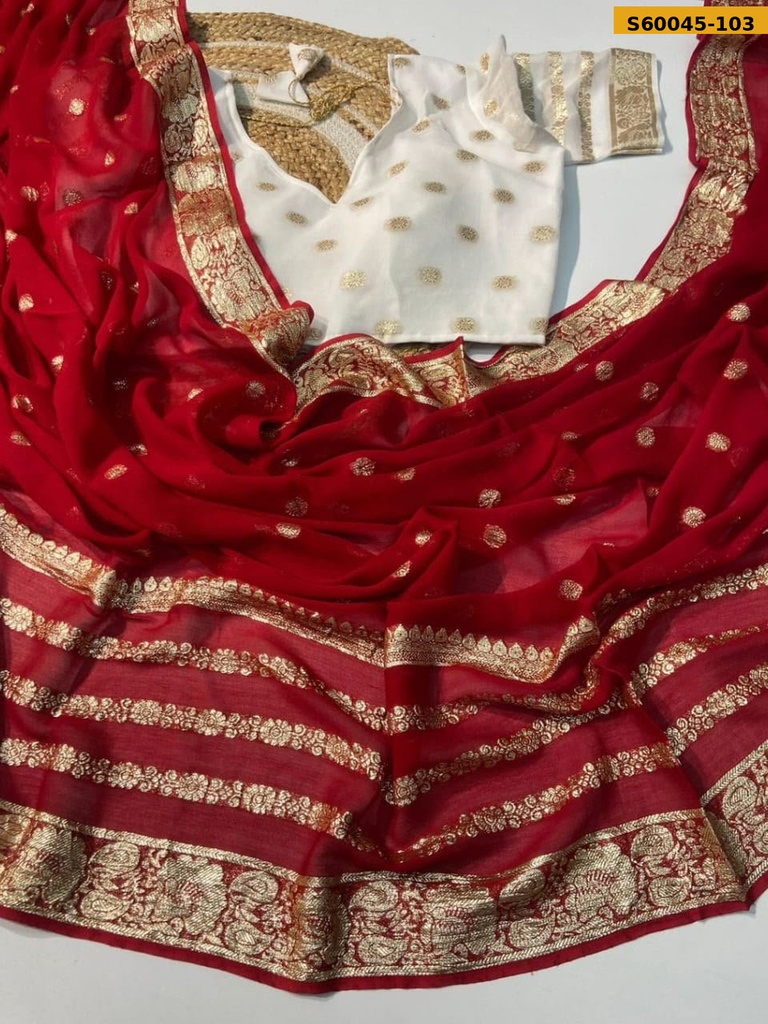 Fancy Viscose Georgette Saree
