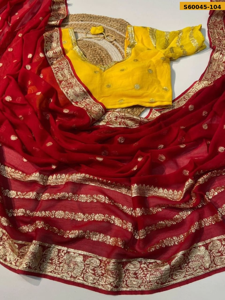 Fancy Viscose Georgette Saree