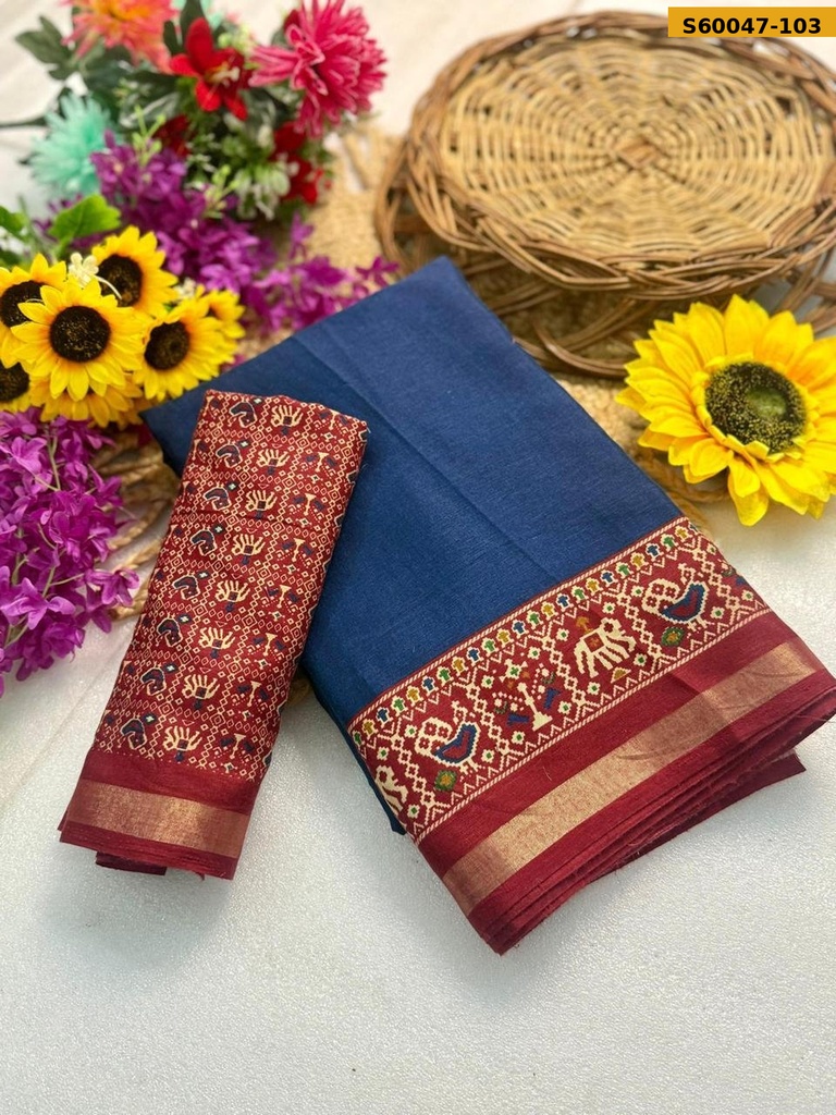 Fancy Mulcotton Saree